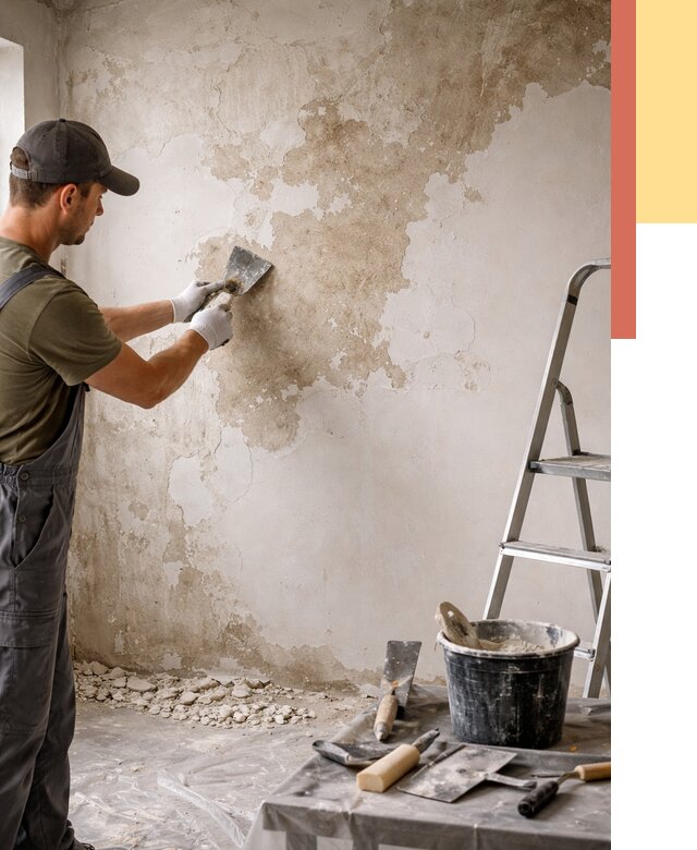 Снятие старой шпаклевки в железнодорожном от 1897 руб. — быстро и недорого | ОТДЕЛОЧНИК-Жлз