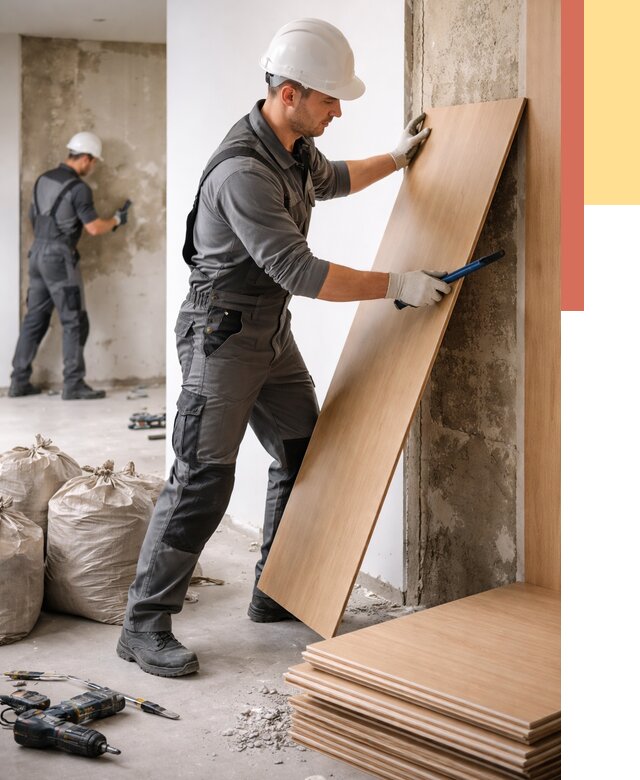 Демонтаж стеновых панелей в железнодорожном от 3589 руб. за м² быстро и недорого | ОТДЕЛОЧНИК-Жлз