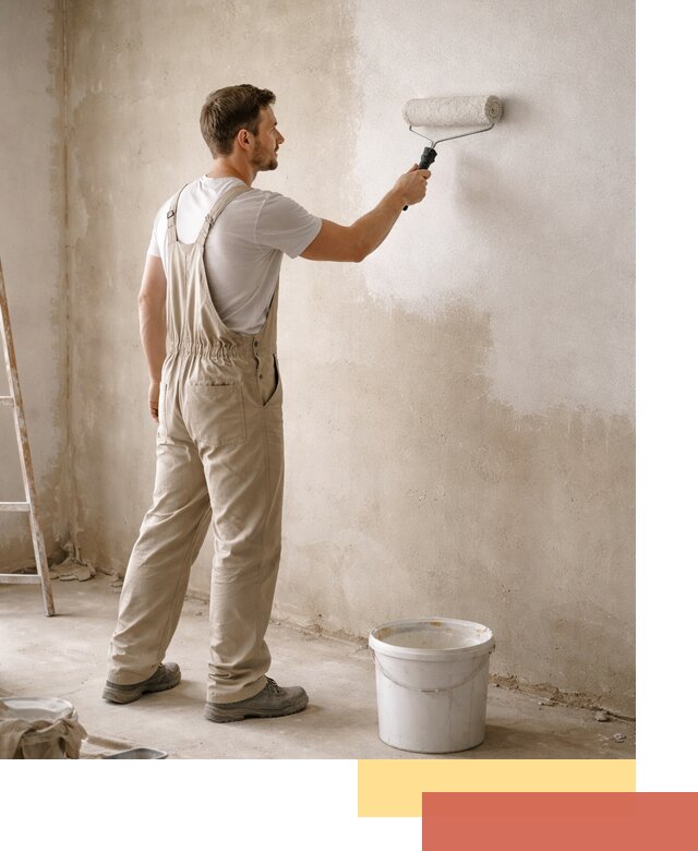 Грунтовка стен под отделку в железнодорожном профессиональным раствором