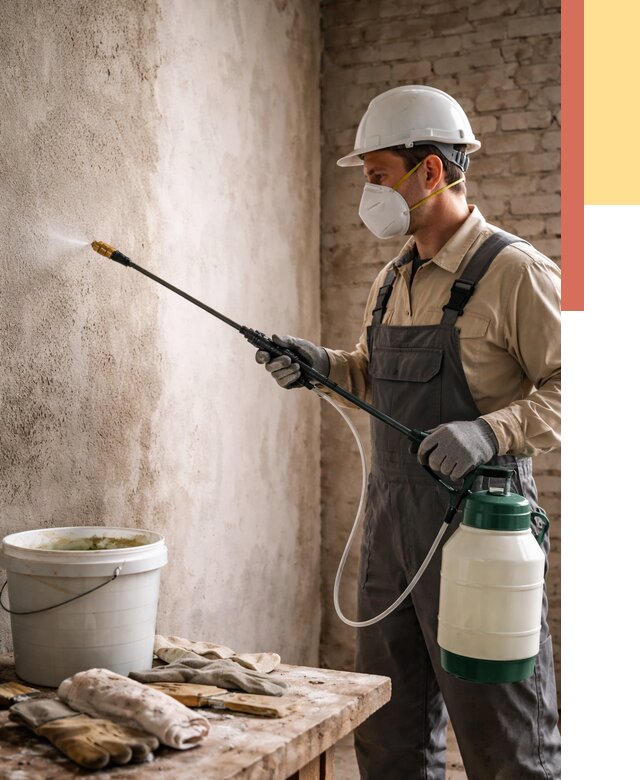 Антисептическая обработка стен в железнодорожном от 1230 руб. — быстро и недорого | ОТДЕЛОЧНИК-Жлз