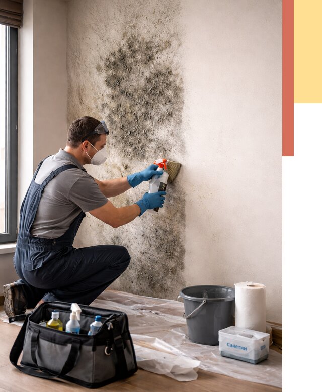 Удаление плесени со стен в железнодорожном от 2205 руб. — быстро и недорого | ОТДЕЛОЧНИК-Жлз