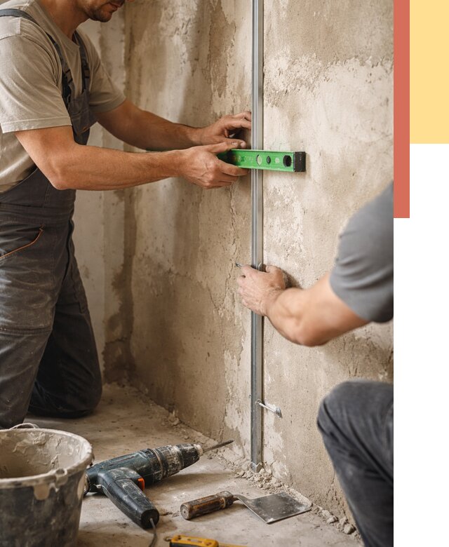 Установка штукатурных маяков в железнодорожном от 7178 руб. — быстро и недорого | ОТДЕЛОЧНИК-Жлз