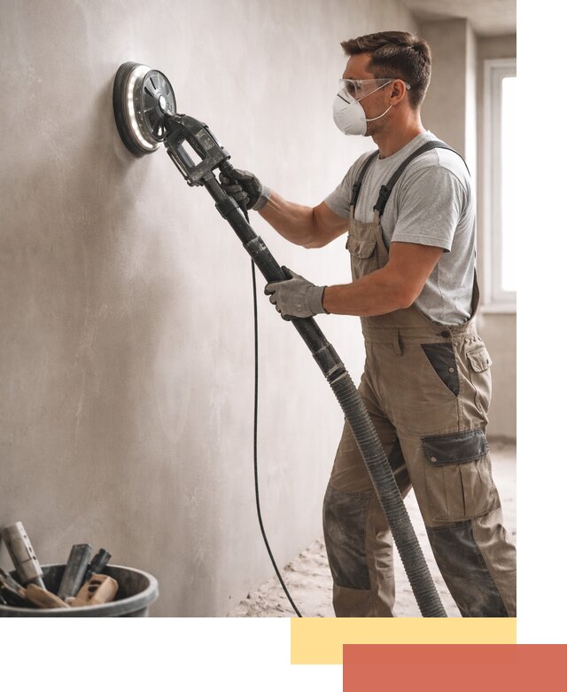 Профессиональная шлифовка стен в железнодорожном быстро и качественно