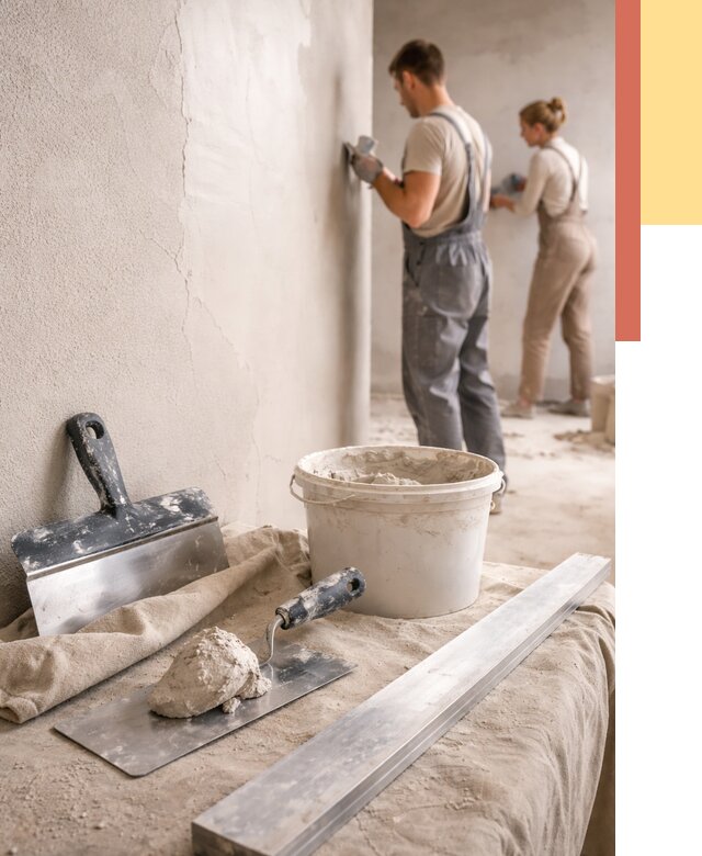 Штукатурка стен гипсовая в железнодорожном от 4614 руб/м2 — быстро и недорого | ОТДЕЛОЧНИК-Жлз