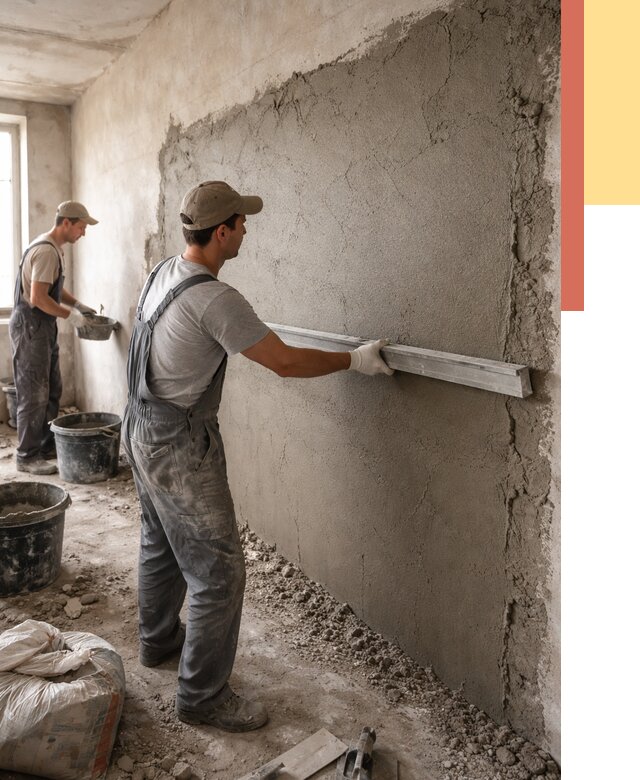 Цементная штукатурка стен в железнодорожном от 4614 руб/м2 — быстро и недорого | ОТДЕЛОЧНИК-Жлз