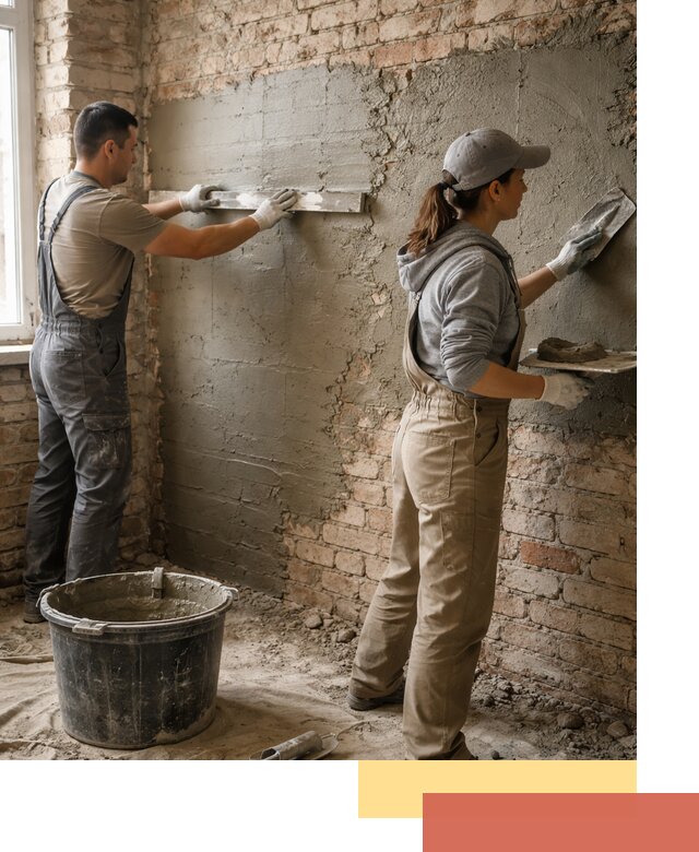 Штукатурка кирпичных стен в железнодорожном — качественно и надежно