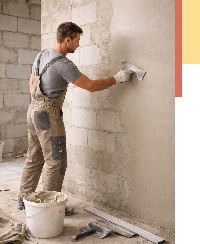 Штукатурка стен из газобетона в железнодорожном от 2153 руб./м2 — быстро и недорого | ОТДЕЛОЧНИК-Жлз