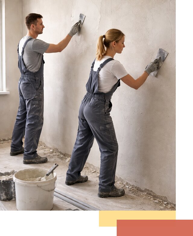 Штукатурка стен под обои в железнодорожном профессионально и быстро