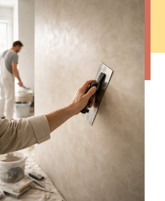 Венецианская штукатурка в железнодорожном от 3589 руб/м² — нанесение стен под ключ | ОТДЕЛОЧНИК-Жлз