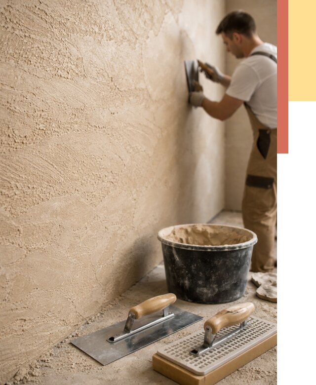 Декоративная штукатурка травертин в железнодорожном от 1846 руб/м2 — качественно и недорого | ОТДЕЛОЧНИК-Жлз