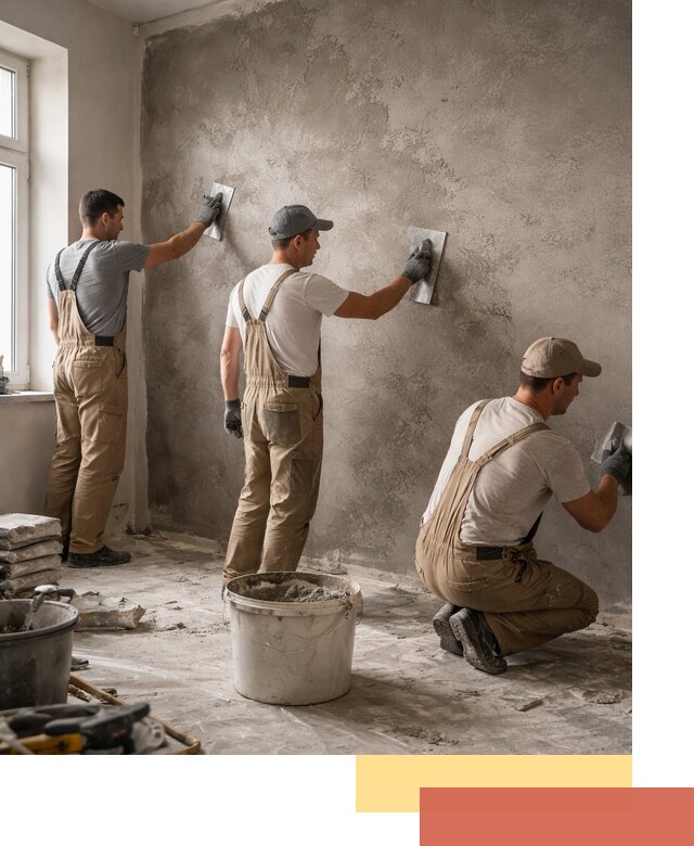 Декоративная штукатурка под бетон в железнодорожном для стен и потолков