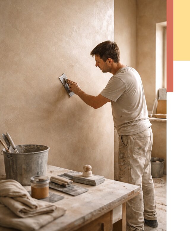 Марокканская штукатурка таделакт в железнодорожном под ключ от 4307 руб. | ОТДЕЛОЧНИК-Жлз