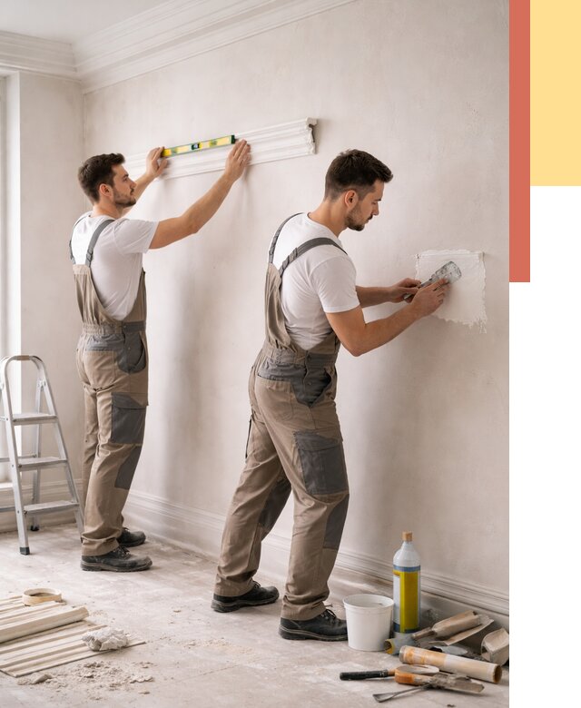 Монтаж лепнины на стены в железнодорожном от 4614 руб. — недорого, быстро | ОТДЕЛОЧНИК-Жлз