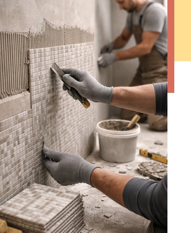 Облицовка стен мозаикой в железнодорожном от 3281 руб/м2 — укладка мозаики на стены | ОТДЕЛОЧНИК-Жлз