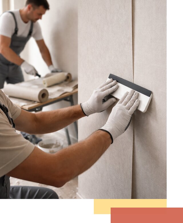 Поклейка обоев под покраску в железнодорожном профессионально и быстро