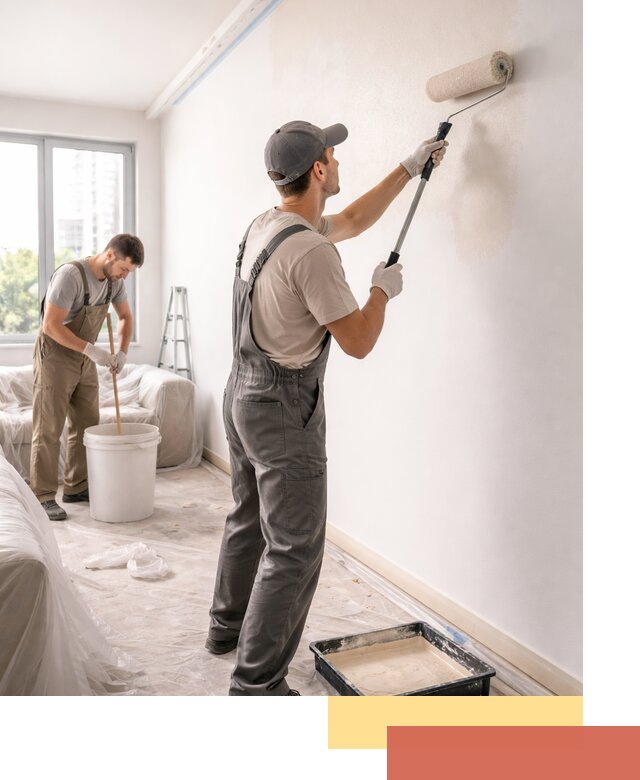 Покраска стен в офисе в железнодорожном — быстрый и качественный ремонт