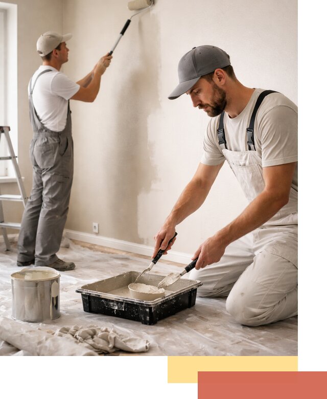 Покраска стен в квартире в железнодорожном — профессионально и аккуратно