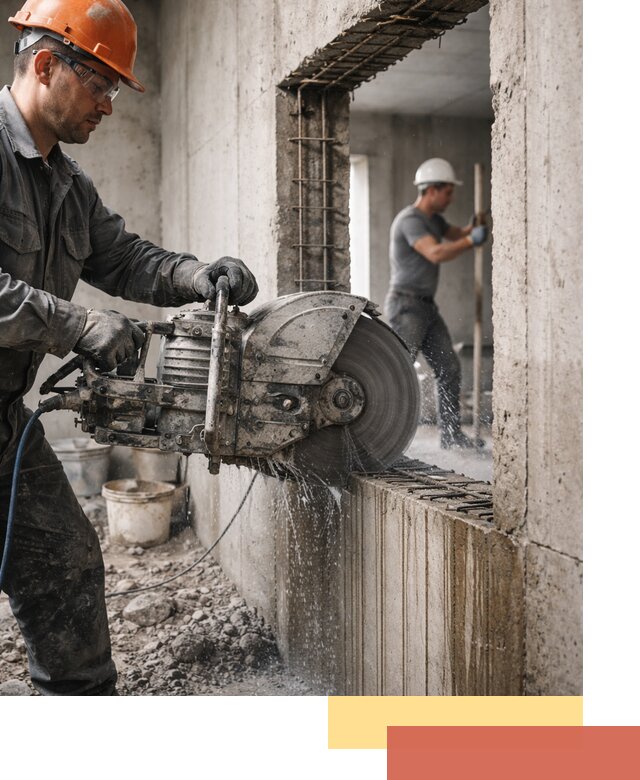 Алмазная резка проемов в железнодорожном быстро и точно