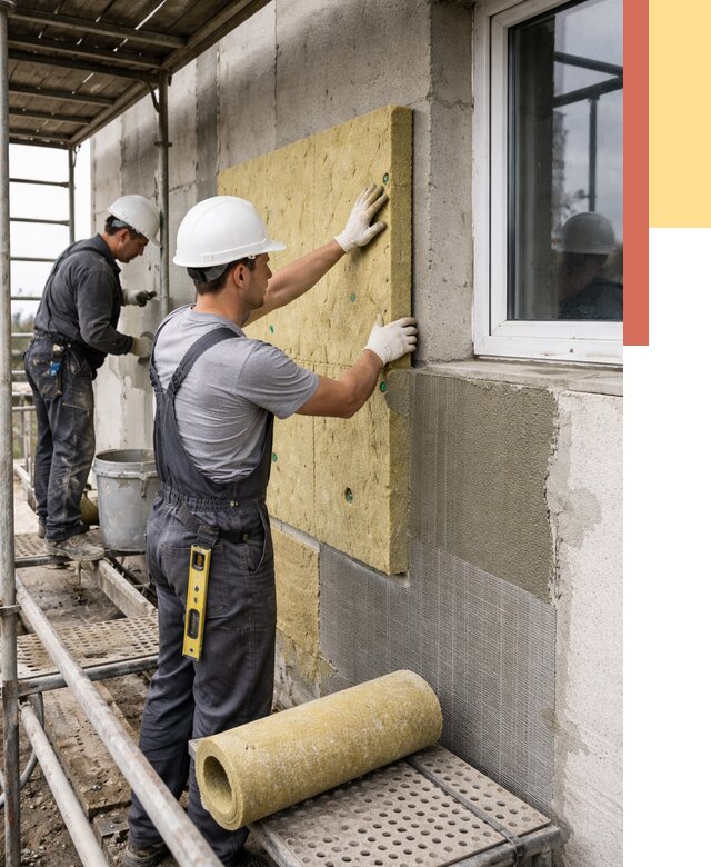 Утепление стен в железнодорожном от 4409 руб. под ключ — быстро и недорого | ОТДЕЛОЧНИК-Жлз