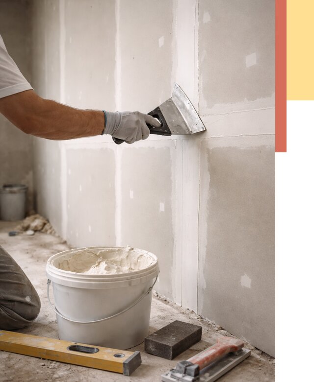 Шпаклевка перегородок из гипсокартона в железнодорожном от 2564 руб. — услуги ОТДЕЛОЧНИК-Жлз