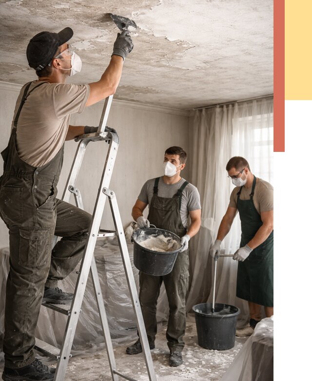 Удаление побелки с потолка в железнодорожном от 2564 руб. быстро и недорого | ОТДЕЛОЧНИК-Жлз