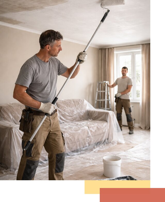 Грунтовка потолка в железнодорожном — подготовка под покраску и отделку