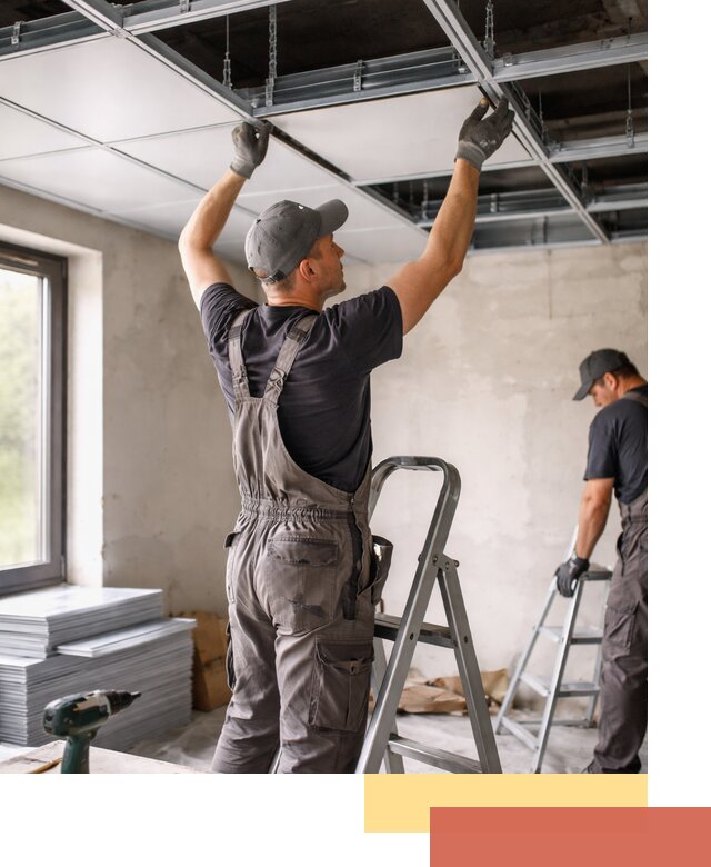 Монтаж кассетного потолка в железнодорожном качественно и быстро