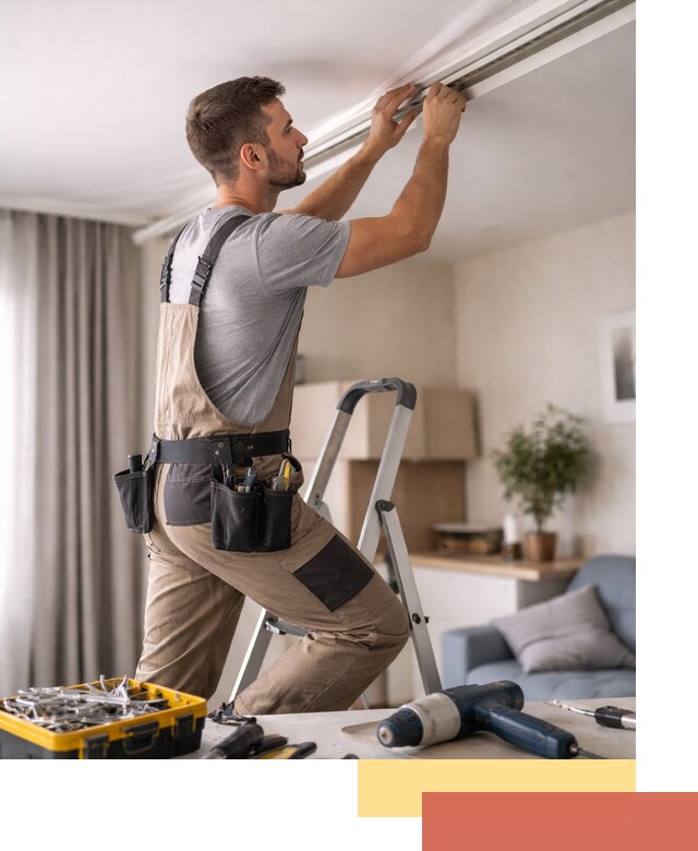 Ремонт натяжных потолков в железнодорожном — качественно и оперативно