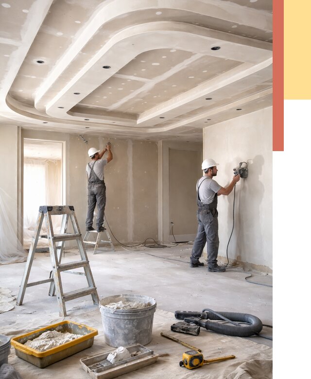 Многоуровневый потолок из гипсокартона в железнодорожном от 769 руб. под ключ | ОТДЕЛОЧНИК-Жлз