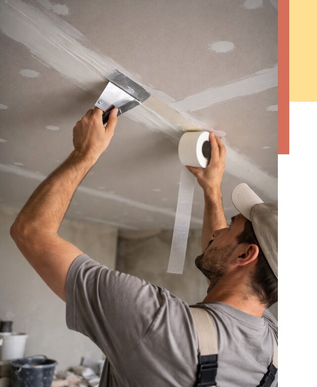 Обработка швов потолка ГКЛ в железнодорожном от 7691 руб. под ключ | ОТДЕЛОЧНИК-Жлз