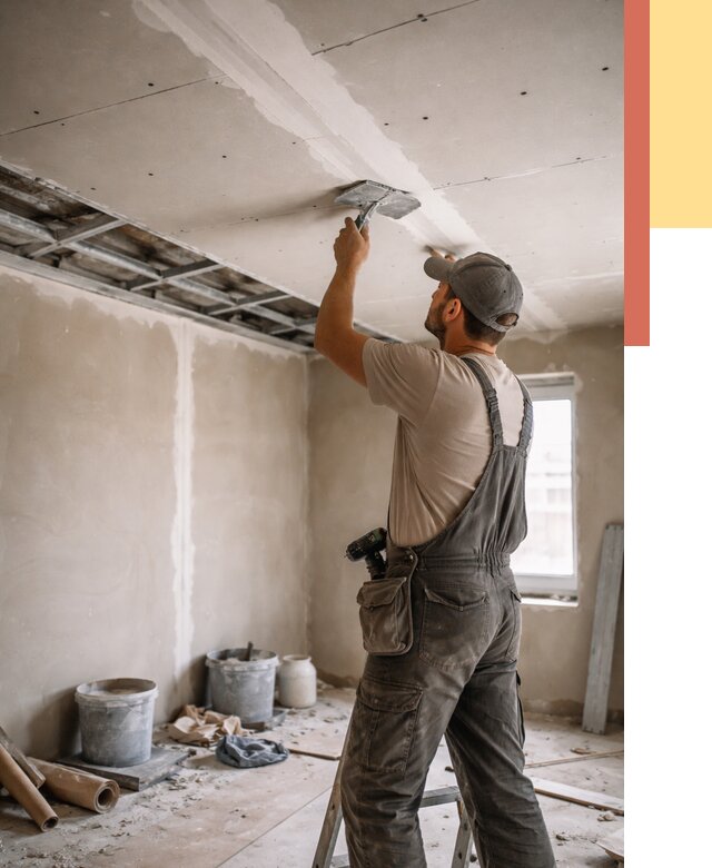 Ремонт потолка из гипсокартона в железнодорожном от 667 руб./м² — быстро и недорого | ОТДЕЛОЧНИК-Жлз