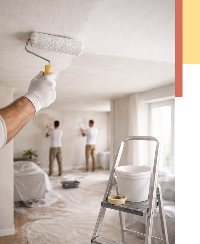 Покраска потолка акриловой краской в железнодорожном от 2564 руб. | ОТДЕЛОЧНИК-Жлз