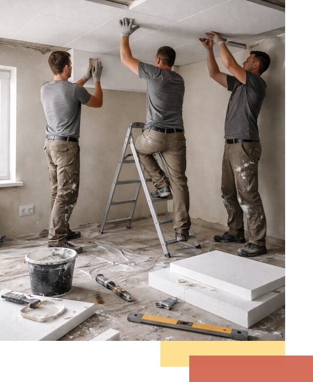 Утепление потолка пенопластом в железнодорожном быстро и качественно